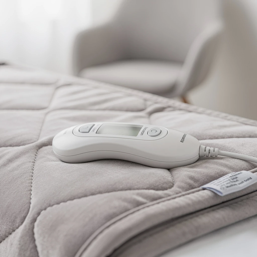 Moderne elektrische Heizdecke mit Abschaltautomatik