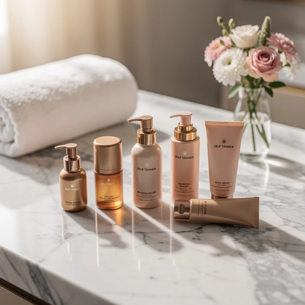 Der Schlüssel zum perfekten Glow: Nicht das Produkt allein entscheidet, sondern Farbwahl, Vorbereitung und Auftragstechnik (KI-generiert)