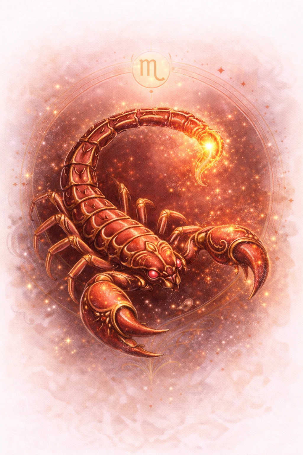 Intensität und Wandel: Der Skorpion steht für Tiefe, Transformation und innere Kraft. (KI-generiertes Bild)