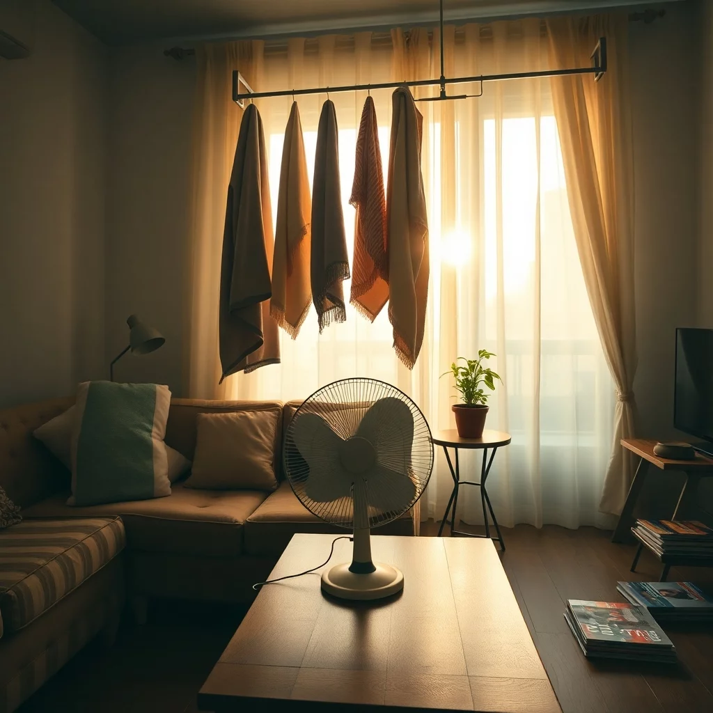 Sommerhitze im gemütlichen Wohnzimmer