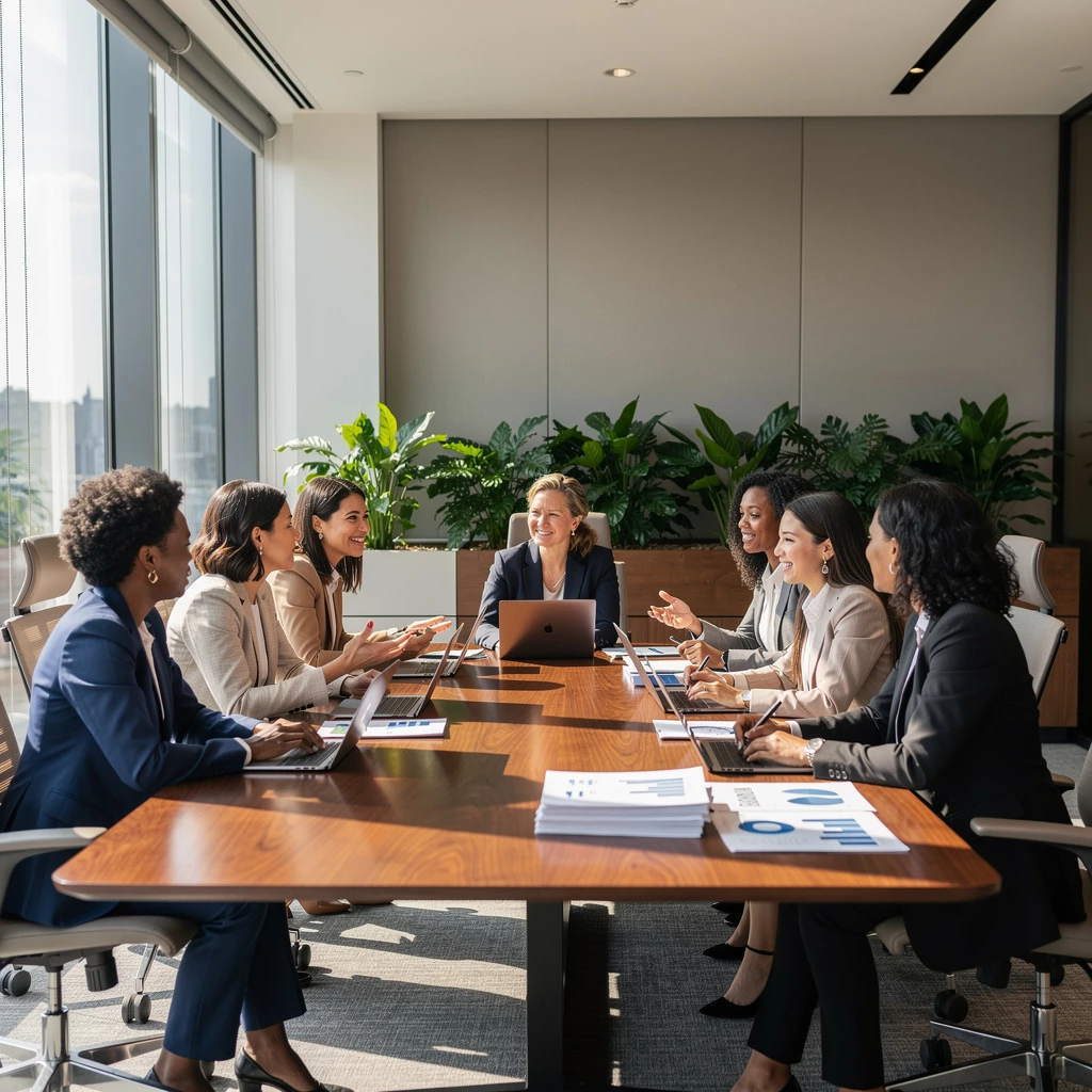 Die Lebensrealitäten von Frauen sind vielfältig – von Karrierefragen über Familienarbeit bis zur finanziellen Absicherung im Alter. (KI-generiert)