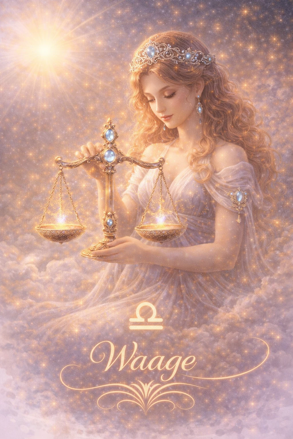 Waage im April 2026: Harmonie, Liebe und neue Begegnungen stehen jetzt besonders im Fokus. ⚖️ (KI-generiert)