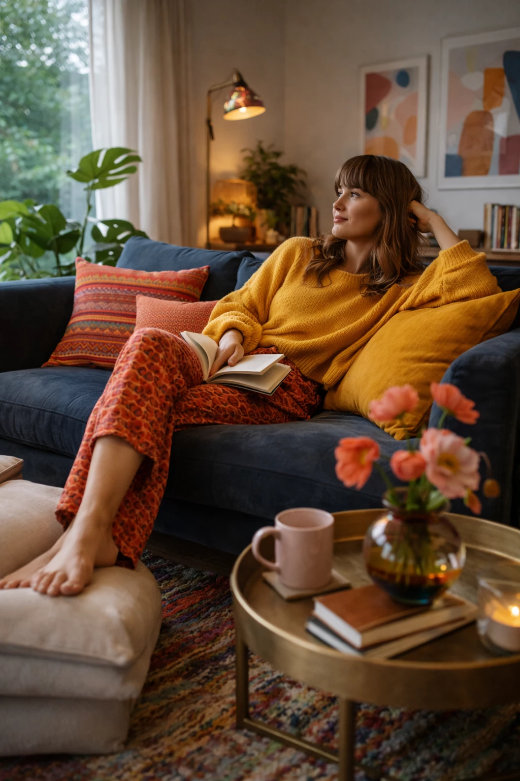 Kreativ, wandelbar und voller Ideen: Der Zwillinge-Wohnstil liebt Farben, Bücher, Kunst – und Räume, die sich immer wieder neu erfinden.