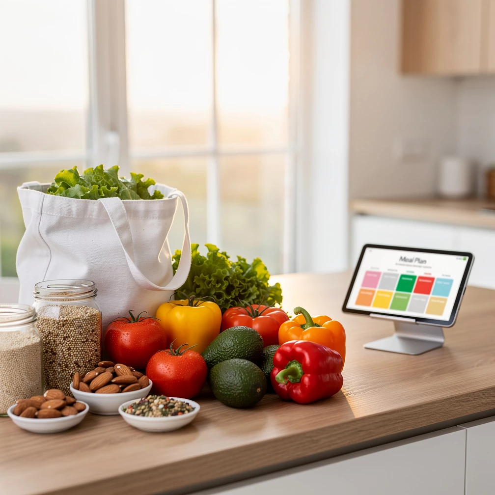 7 Tage gesund essen: Dein einfacher Start mit Plan & Einkaufsliste