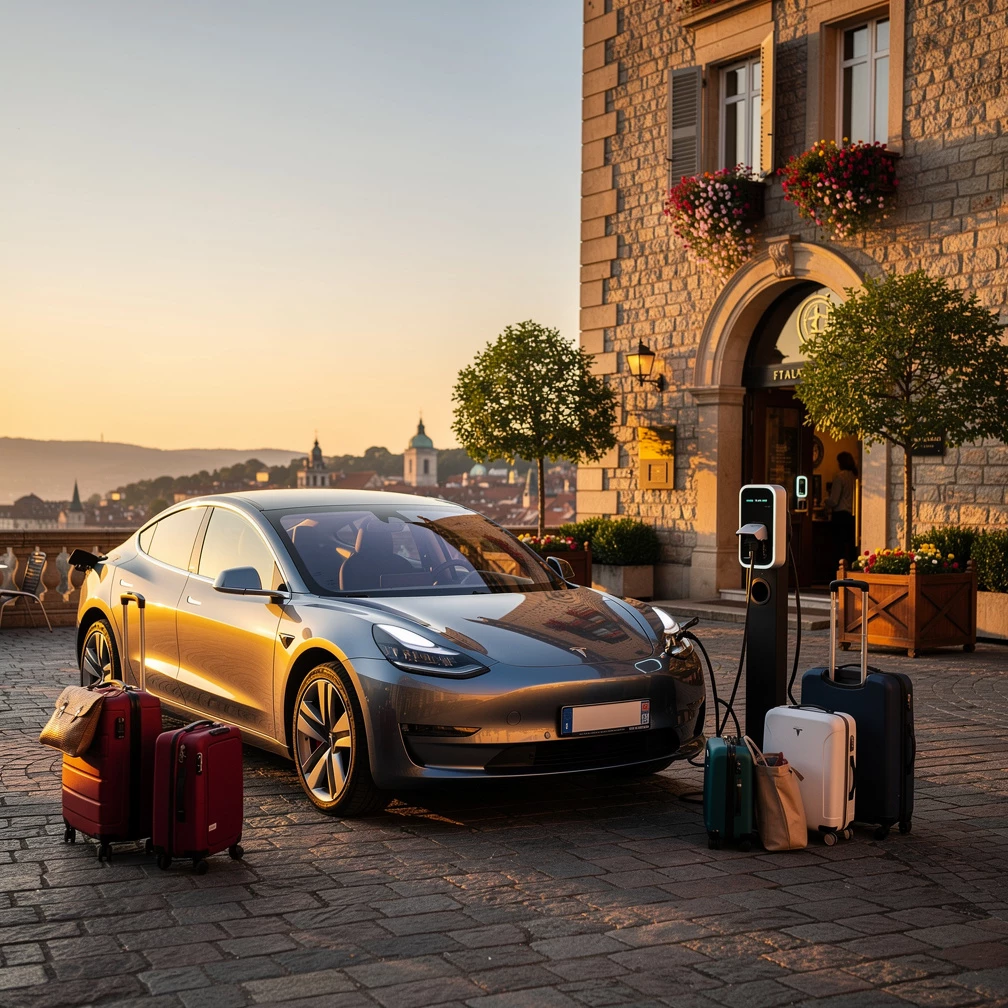 Urlaub mit dem E-Auto: Hotels und Ladestationen clever planen