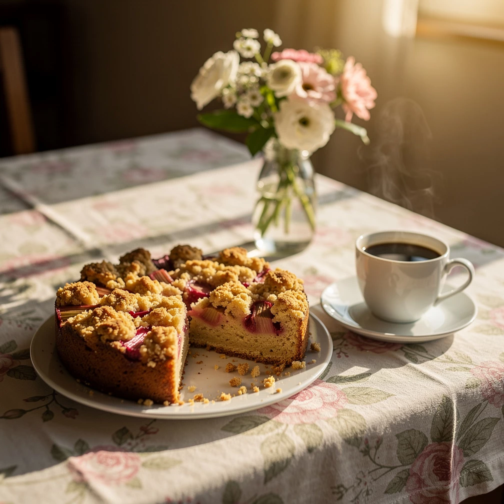Rhabarberkuchen mit Streusel einfach backen – Originalrezept & Ratgeber