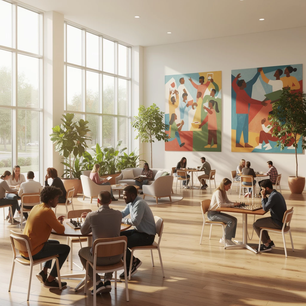 Gemeinsamer Mittelpunkt &ndash; R&auml;ume, die Zusammenhalt f&ouml;rdern