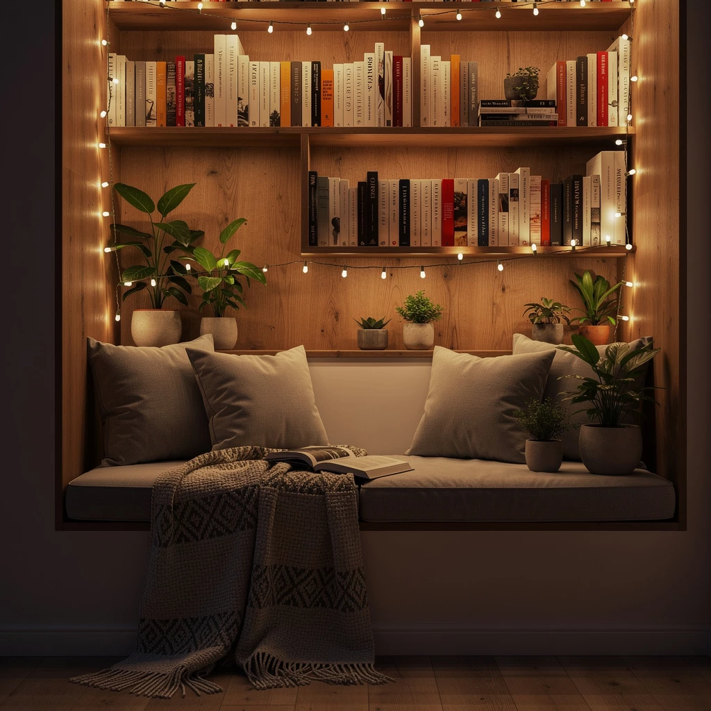 Kuschelecke gestalten: Decken, Kissen & indirektes Licht