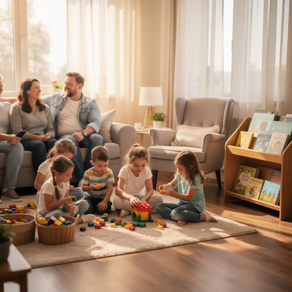 Familiensonntage im Wohnraum: Spiele- und Leseecke kreativ nutzen