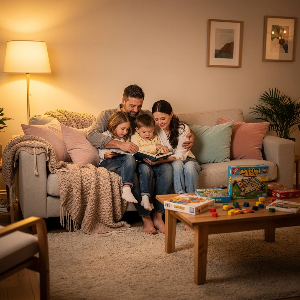 Familiensonntage im Wohnraum: Spiele- und Leseecke kreativ nutzen