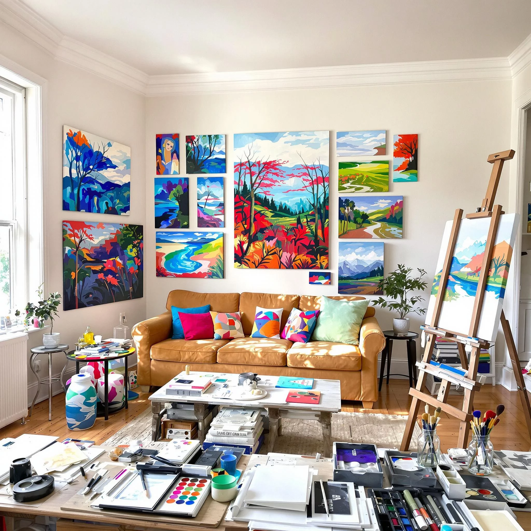 Kunst, Chaos, Klarheit: Wie Kreative wohnen und leben