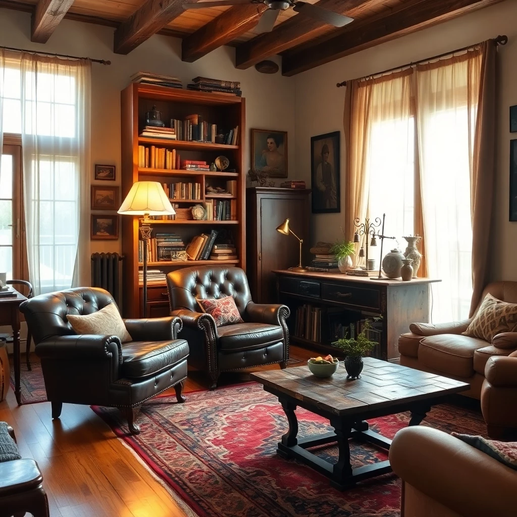 Gemütliches Wohnzimmer mit Geschichten