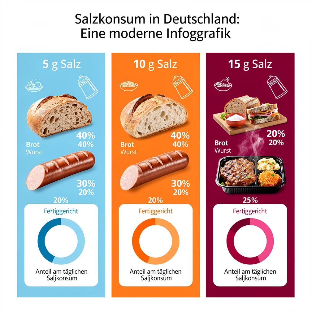 Weniger Salz: Herzgesund leben mit reduziertem Salzkonsum