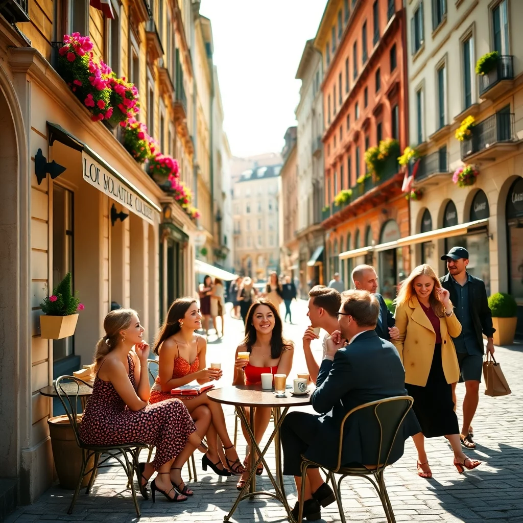Lebenslust und Stil im Sonnenschein