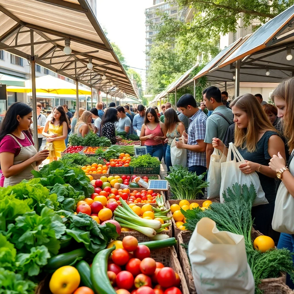 Nachhaltiger Konsum am Bauernmarkt