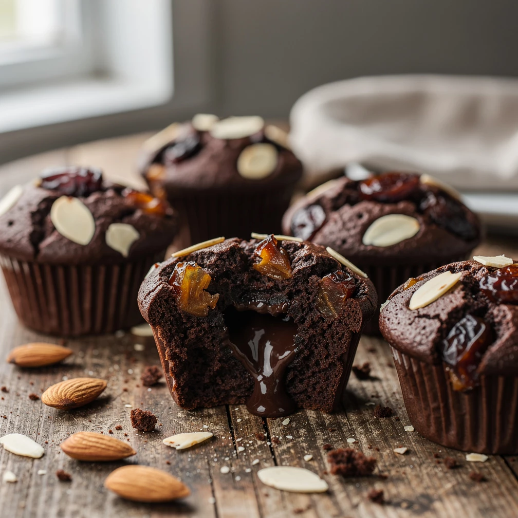 Gesunde Schokomuffins ohne Zucker – Vollwertig und saftig