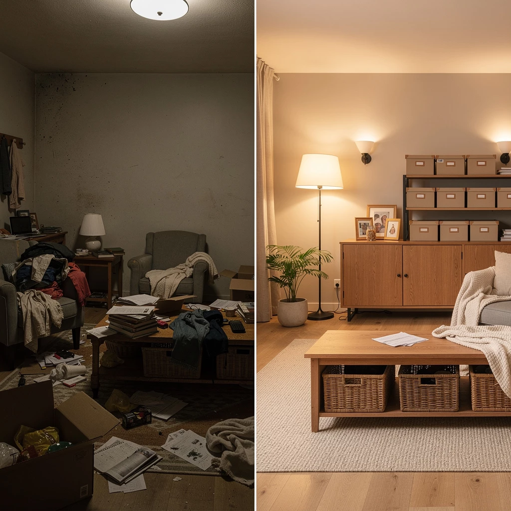 Einrichten mit Klarheit: Ordnung, die Raum schafft