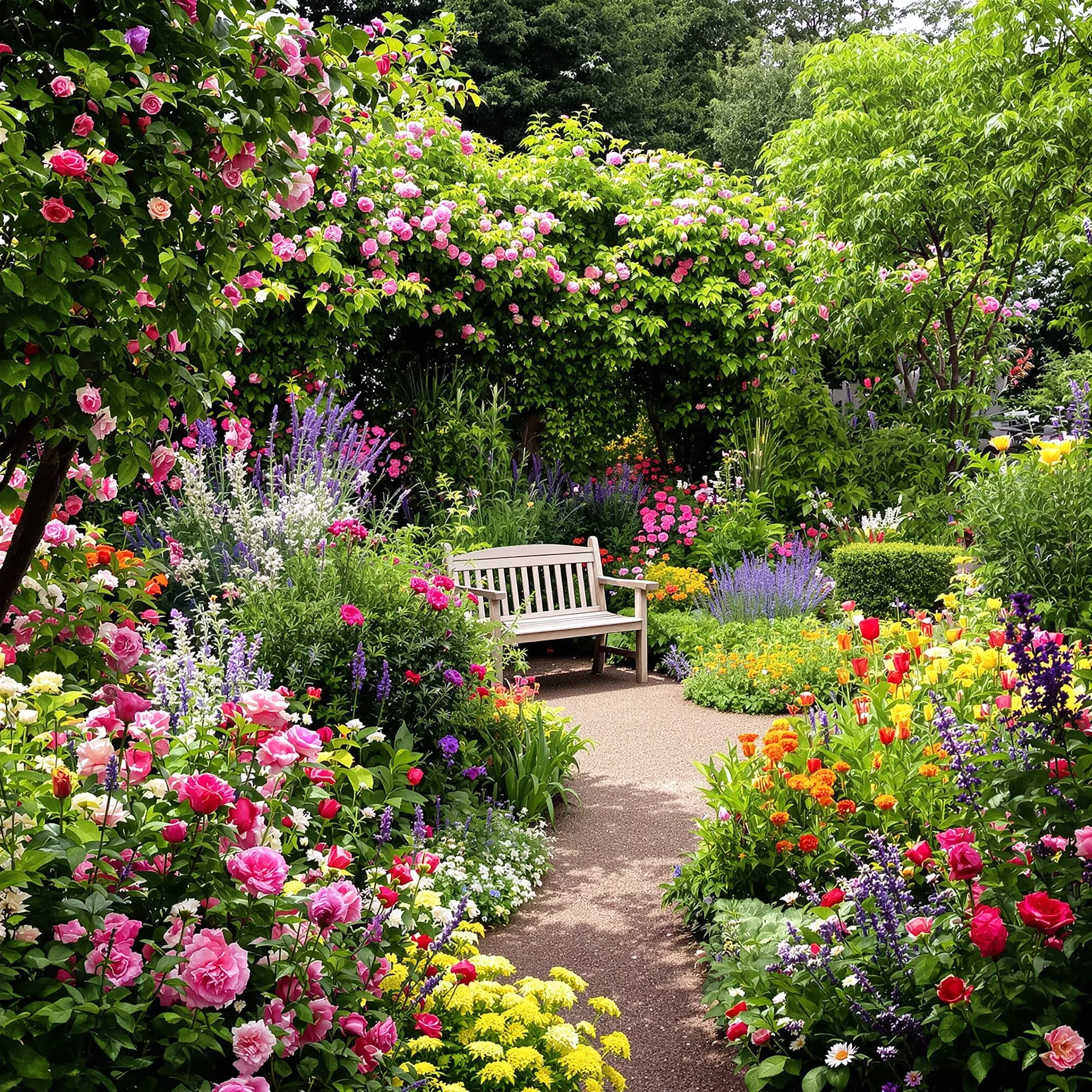 Garten für alle Sinne: Pflanzen, Farben, Duft