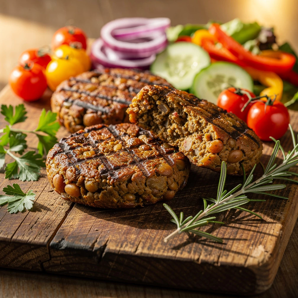 Vegane Burger-Patties: Saftige Bohnenbratlinge einfach gemacht