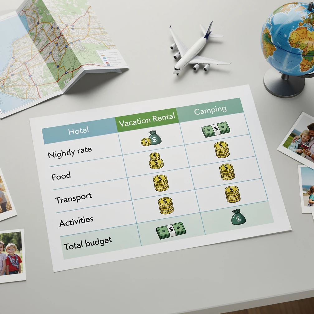 Was kostet Sommerurlaub mit Familie? Drei Budgetmodelle im Vergleich