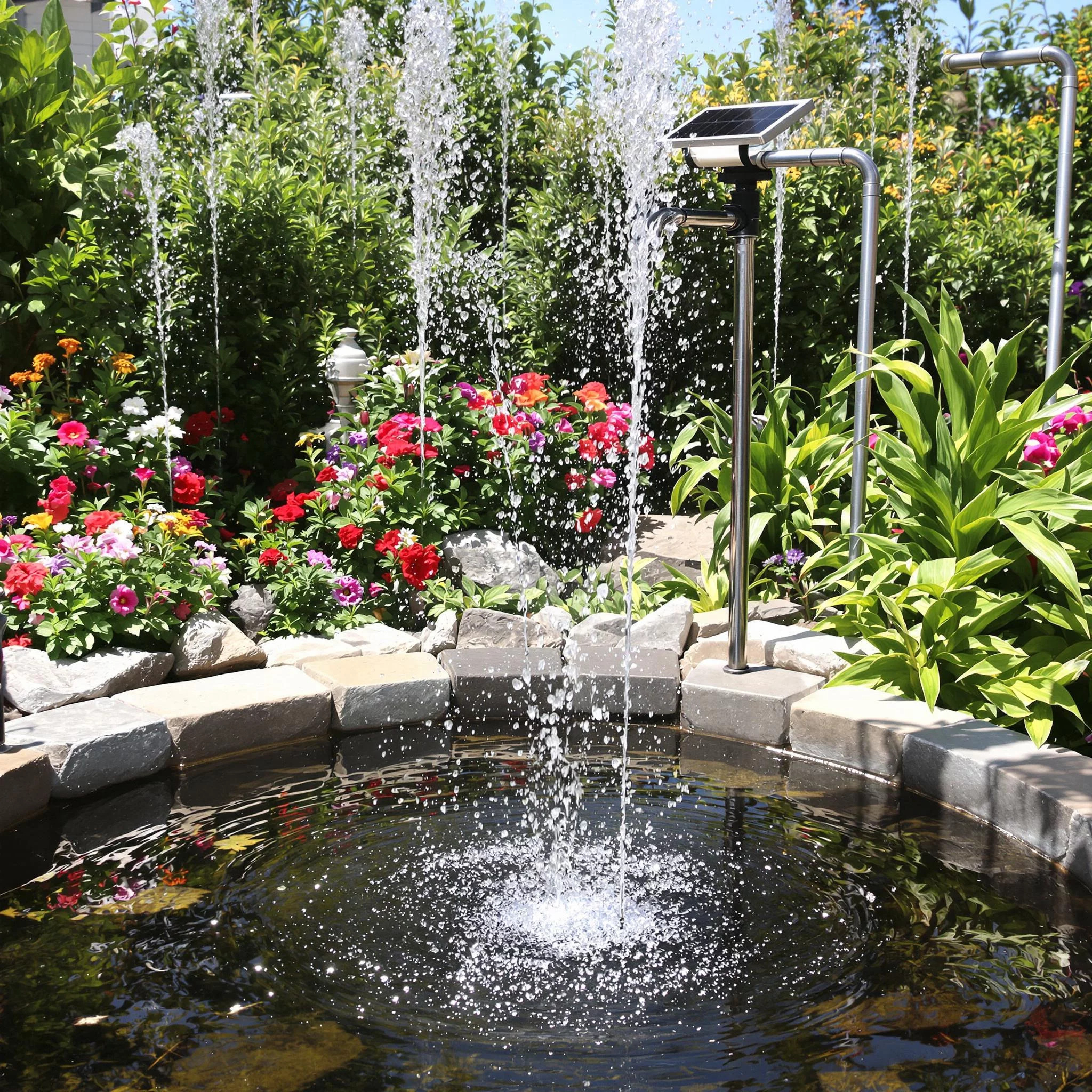 Wasser im Garten: Mini-Teiche, Brunnen & DIY Bewässerung im Überblick