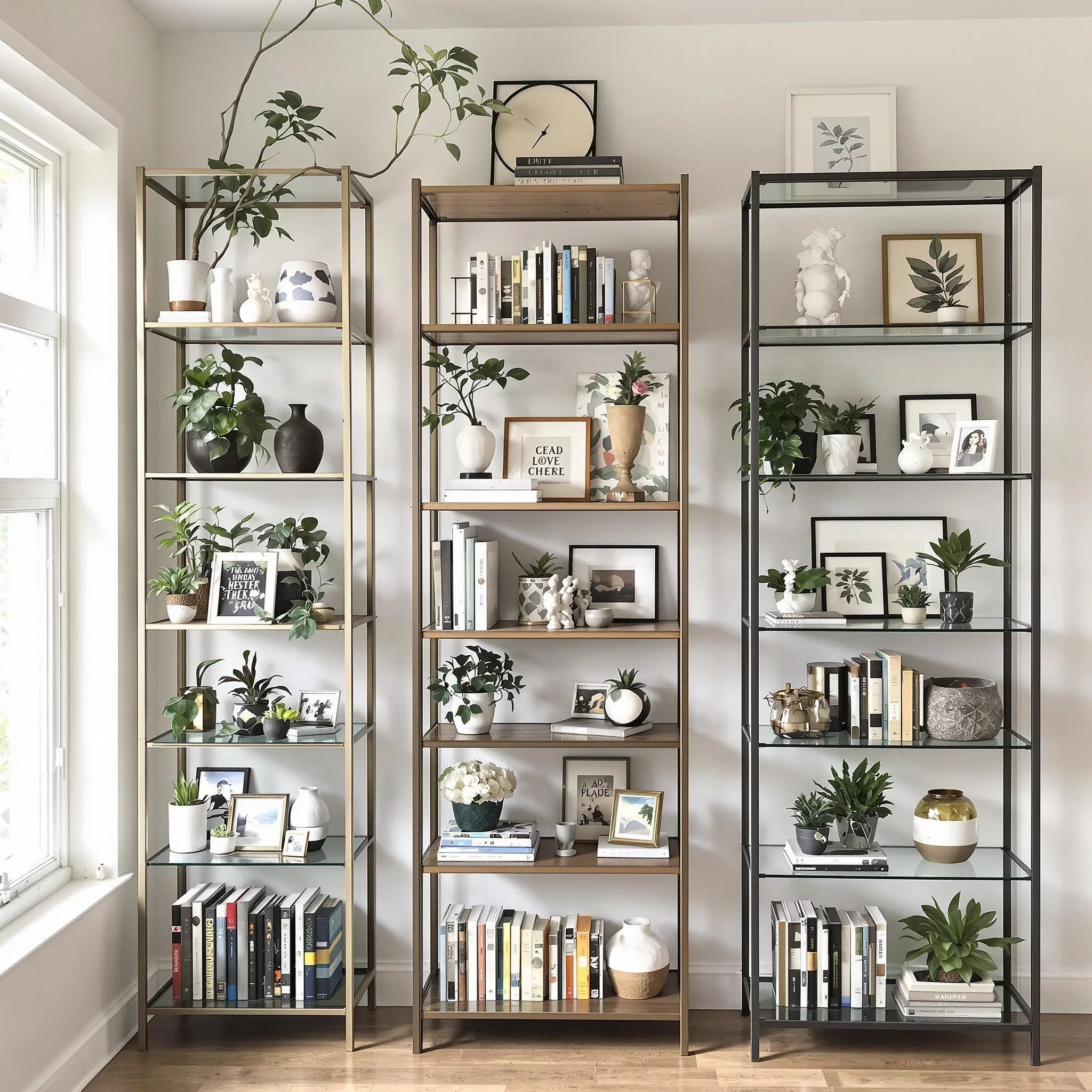 Offen, ordentlich, originell: Styling-Tipps für Regale mit Charakter
