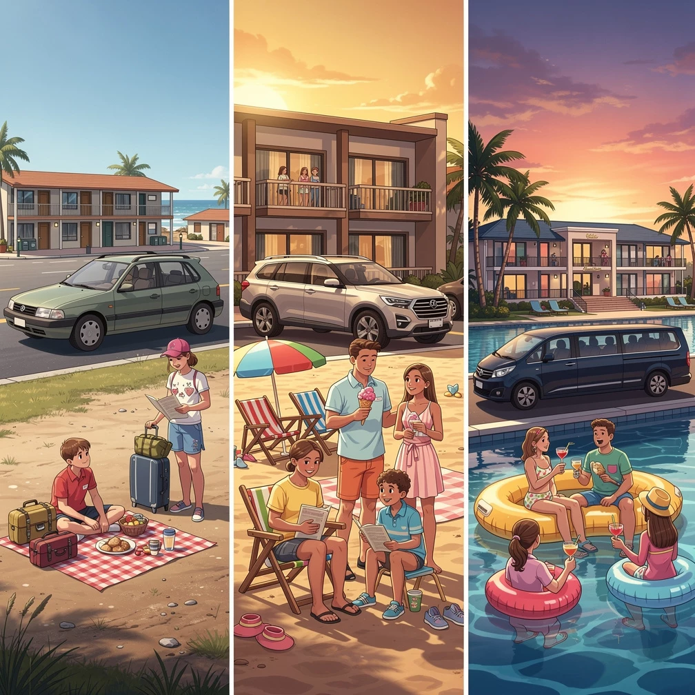 Was kostet Sommerurlaub mit Familie? Drei Budgetmodelle im Vergleich