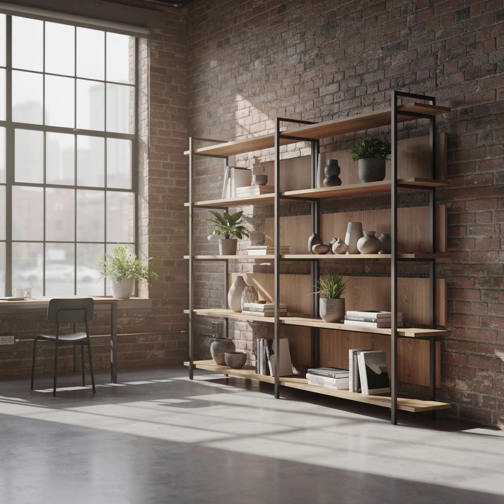 Loft mit offenen Regalsystemen – Inspiration für Ihr Zuhause