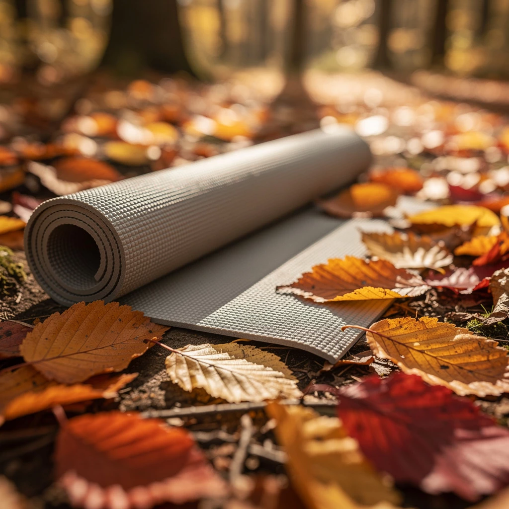 Rückzugszone mit Yogamatte und Pflanzen: Oase zum Wohlfühlen