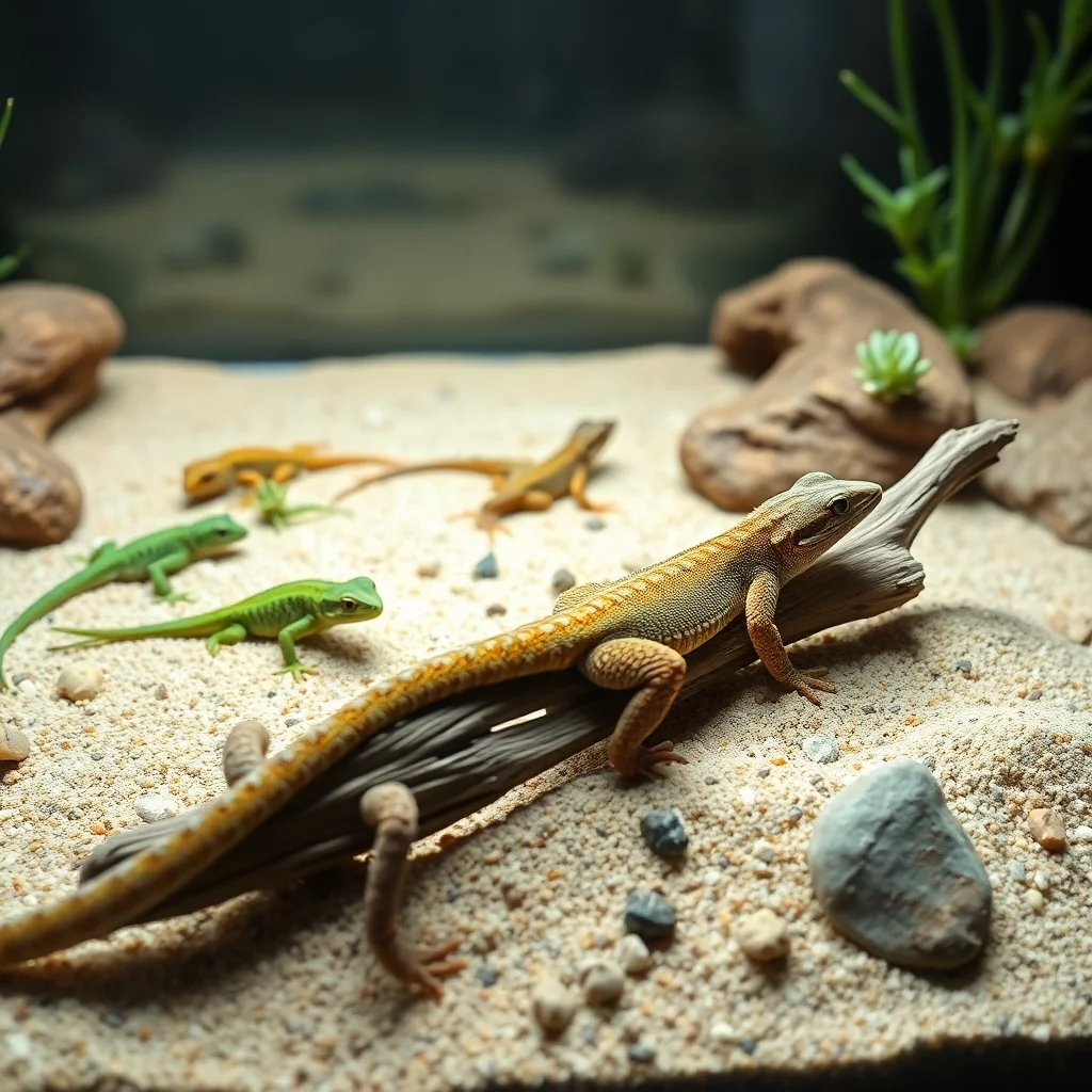 Geckos im Terrairium