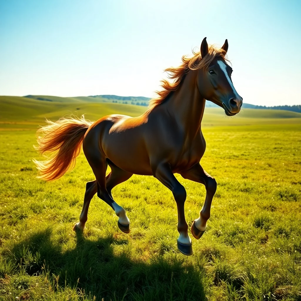 Holsteiner Pferd im Galopp
