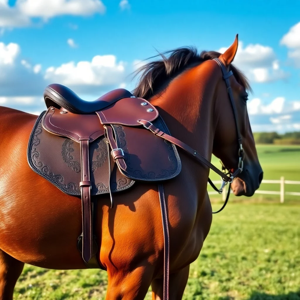 Ledersattel Pferd