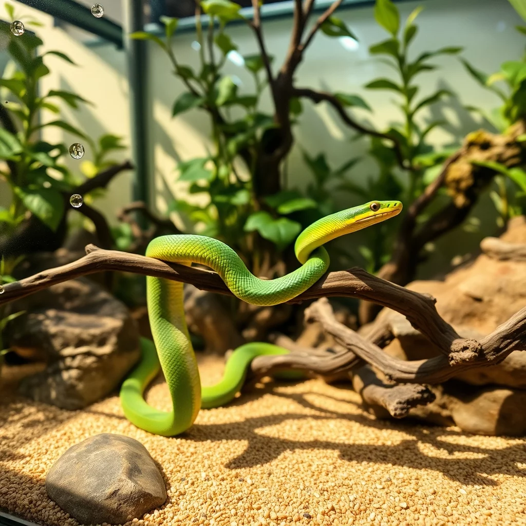 Schlangen im terrarium