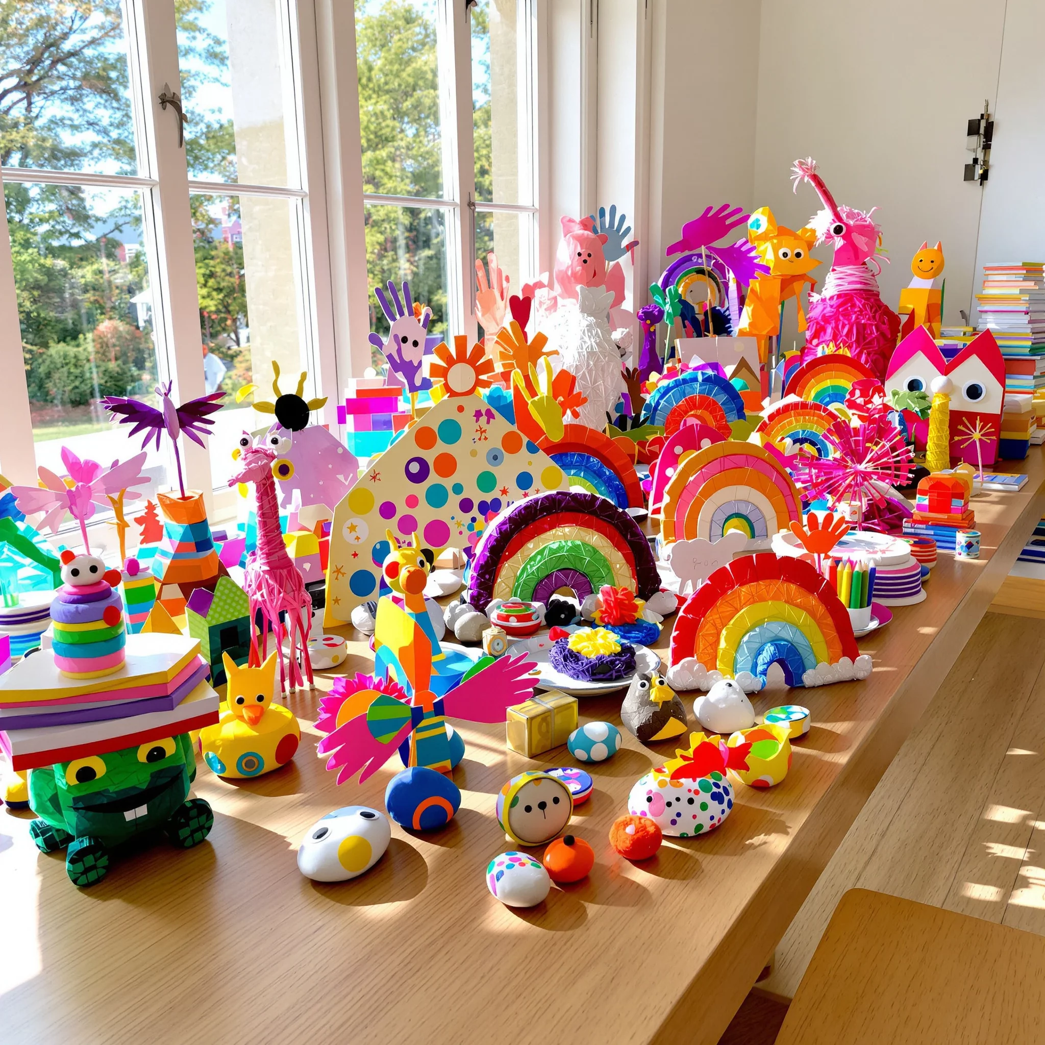 Regenwetter? 10 kreative Bastelideen für drinnen, die gute Laune machen