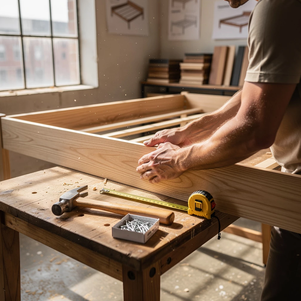 Bett selber bauen: So gelingt dir dein DIY-Bett mit Plan und Spaß