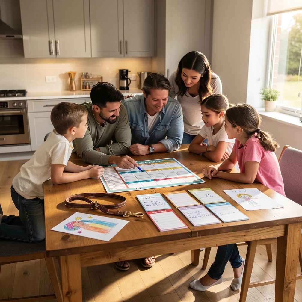 Wie strukturiert man heute Familie? Ordnung, Erziehung, klare Linien!
