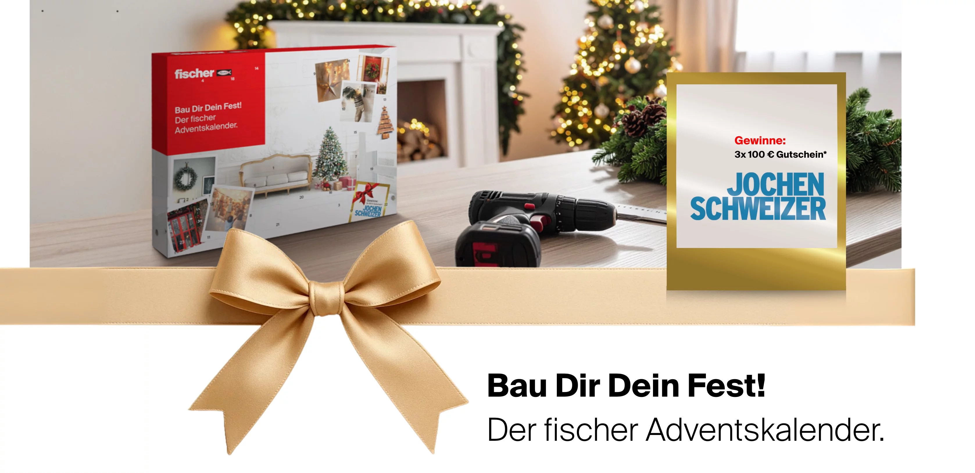 FamilyFlair Gewinnspiel: Exklusiver fischer Adventskalender für Heimwerkerfamilien