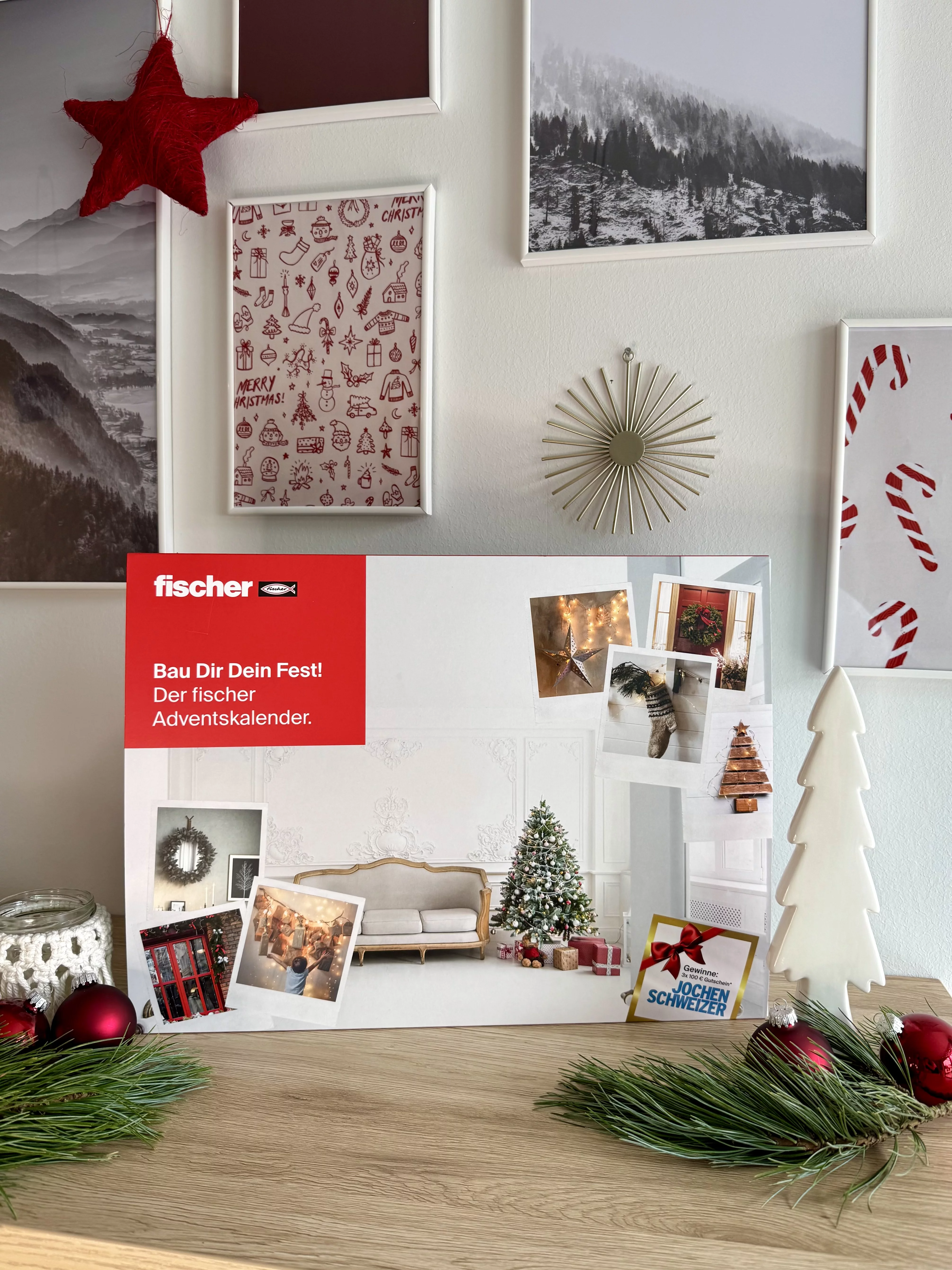 24-mal Spaß: Ob Dübel, Schrauben, Bits, Bohrer oder andere clevere Lösungen – der fischer Adventskalender ersetzt Schokolade durch echte Heimwerker-Highlights.