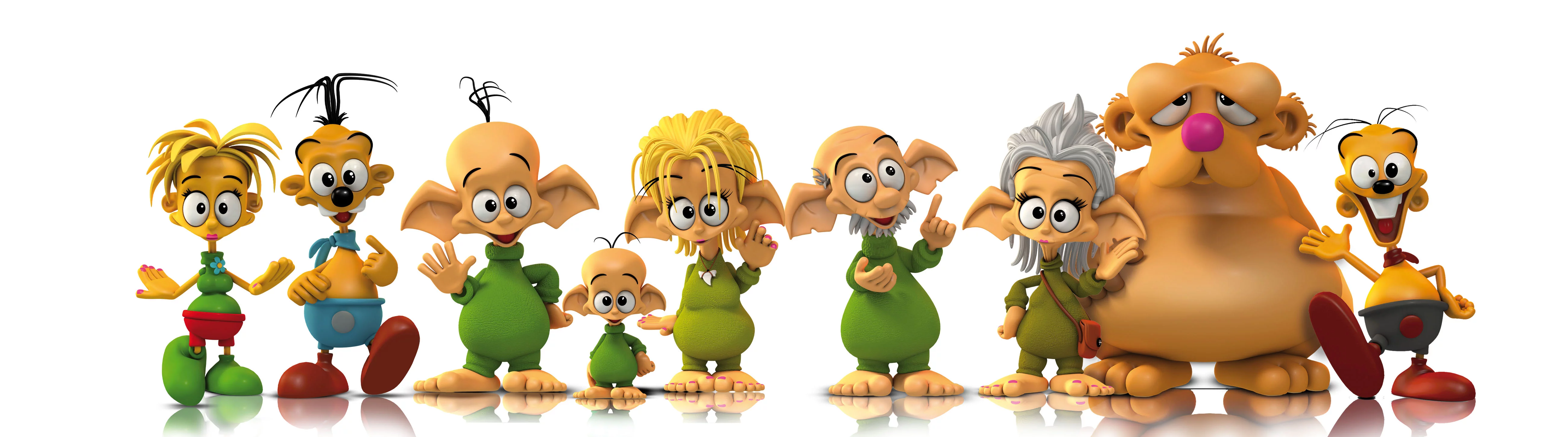 Die Gnümie Familie freut sich schon auf ein weihnachtliches Familien-Abenteuer ©Gnümies