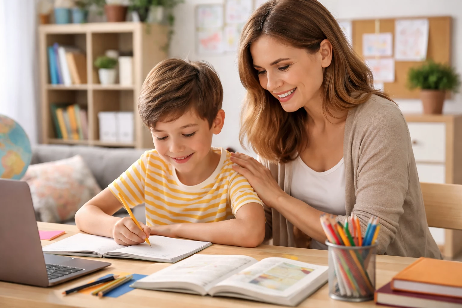 &Uuml;berforderung in der Grundschule: Kleine Kinder liebevoll beim Lernen begleiten