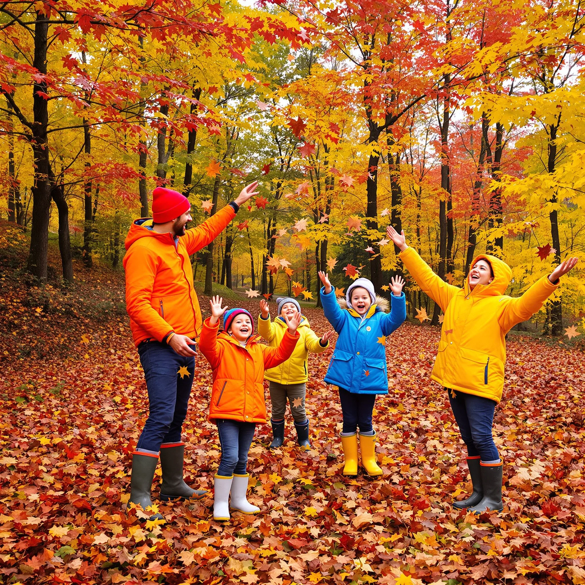 Herbstfreuden mit der Familie – Outdooraktivitäten mit Kindern
