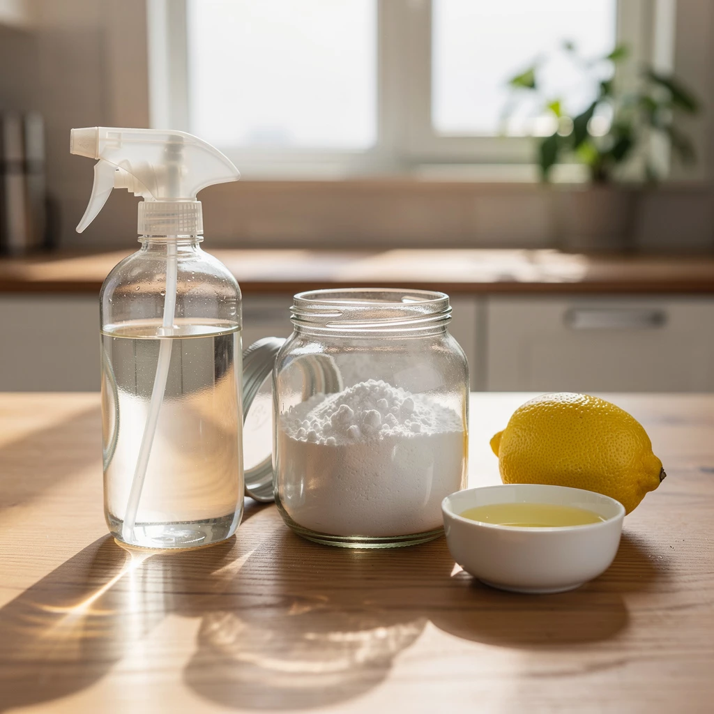 DIY-Putzmittel: 3 Rezepte mit Essig, Soda und Zitrone