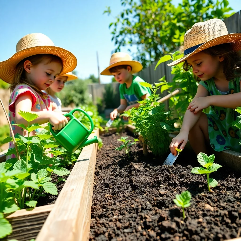 hochbeet mit kindern