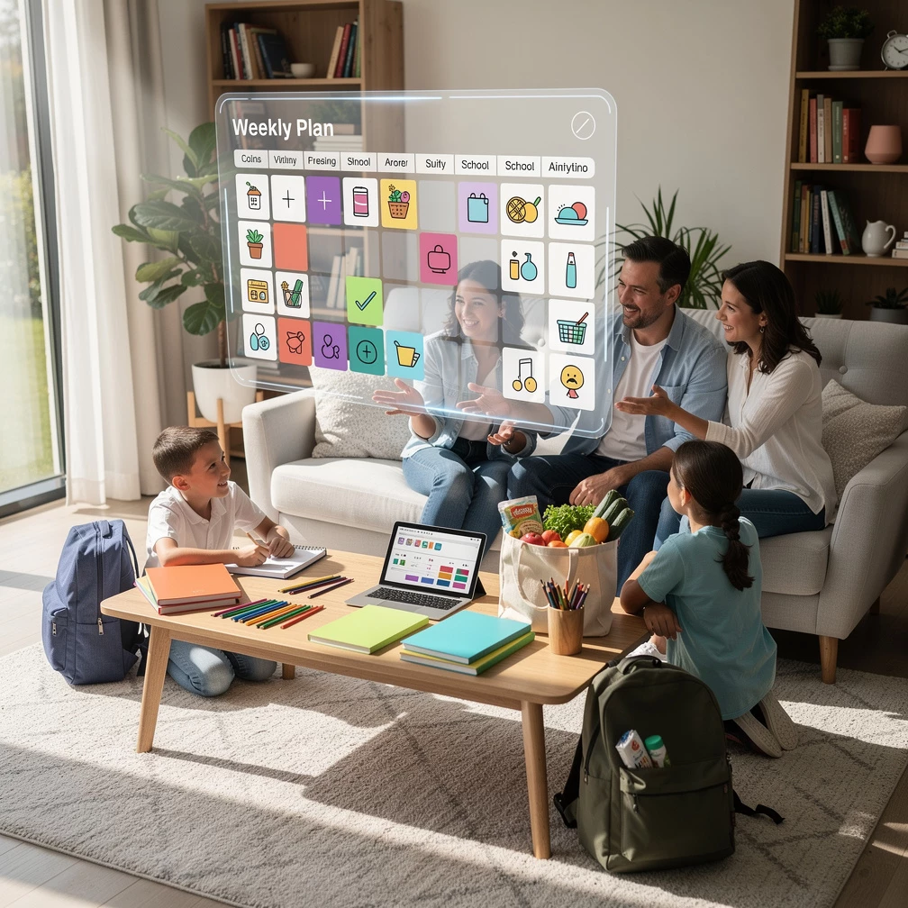 KI f&uuml;r Familien: So organisierst du Wochenplan, Einkauf, Schule und Alltag clever mit KI