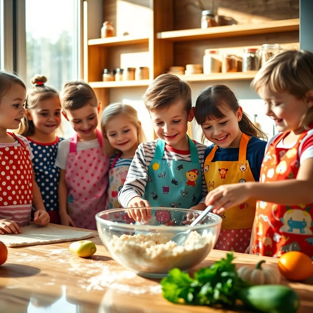 Kinderschürzen für Kochen