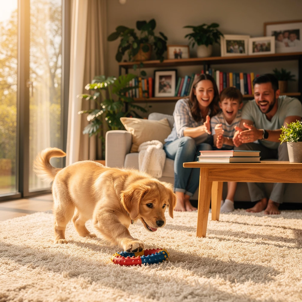 Der Hund pinkelt ständig ins Haus: Wie bekomme ich einen Welpen stubenrein?