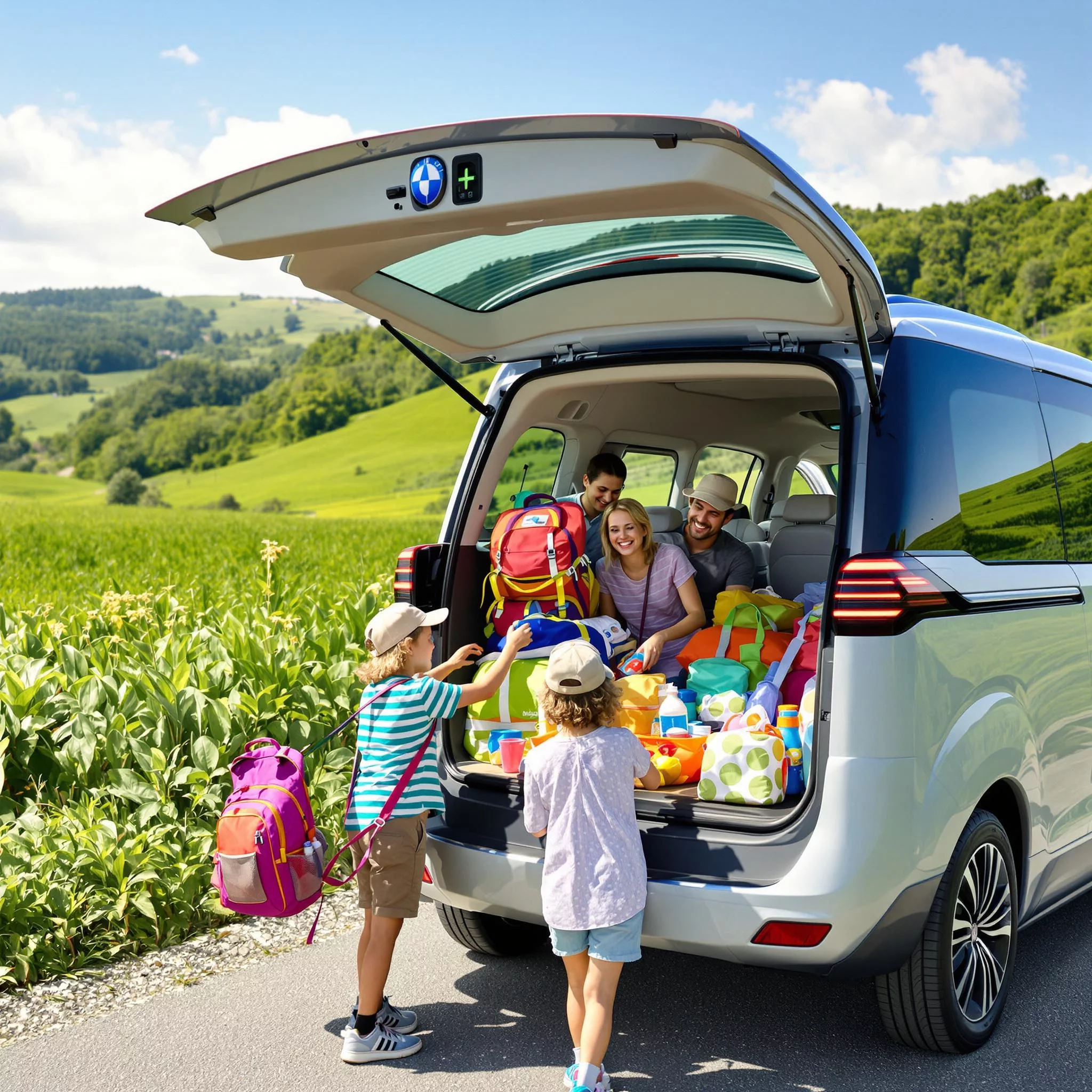 Nachhaltige Familienreise im Elektro-Van