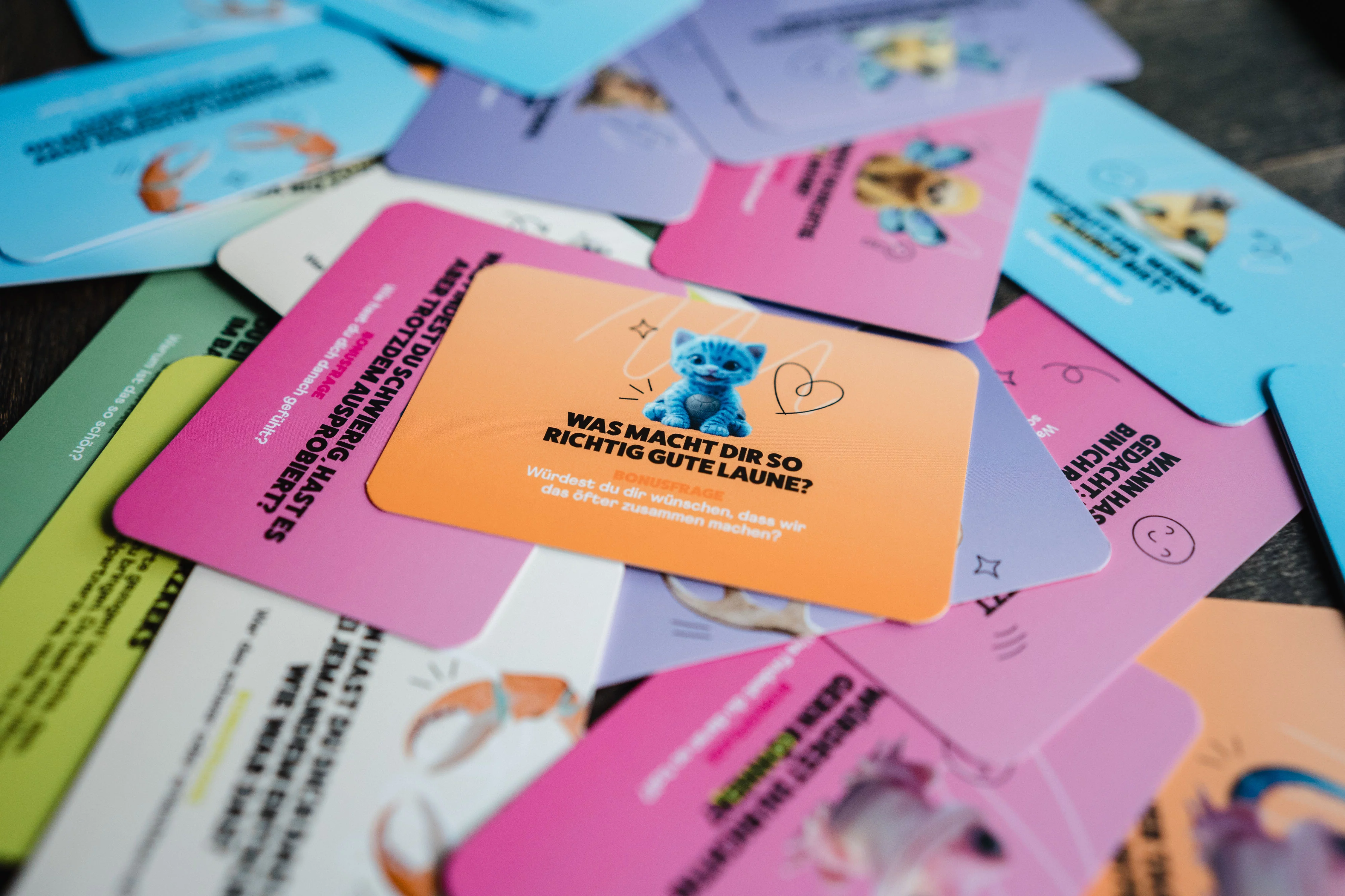 Super Chill Plauderkärtchen Auswahl Fragekarten.