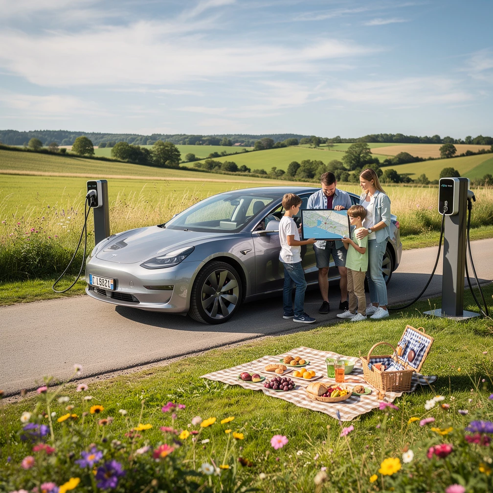 Mit dem E-Auto in den Urlaub: Hotels und Ladestationen clever planen