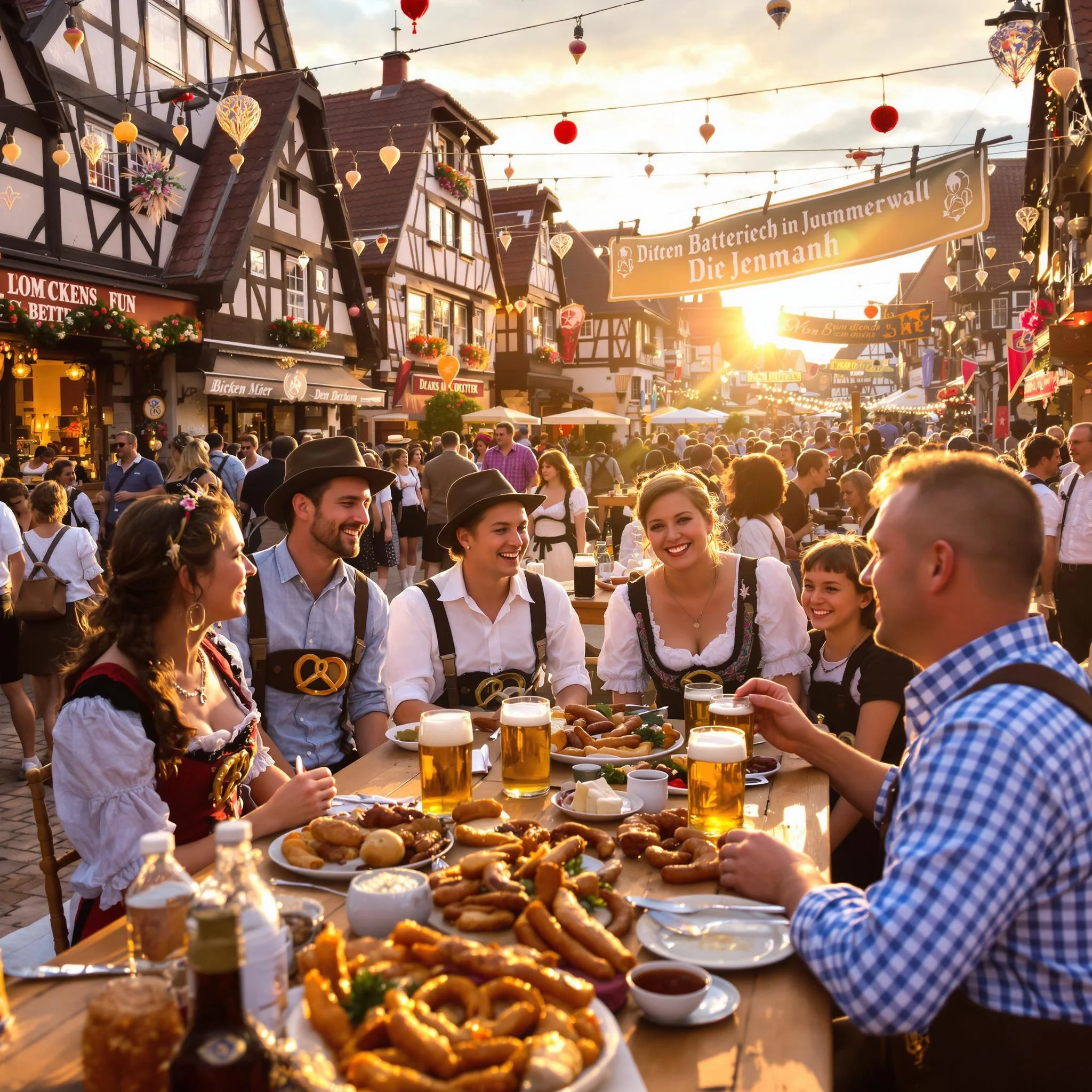 Bayern genießen - Brezeln und Obatzda als Spezialität